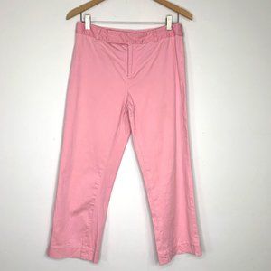 NINE‎ WEST Pink Barbiecore Cropped Pant Sz 8